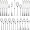 20 Piece Silverware Set Service for 4,Premium Stainless Steel Flatware Set
