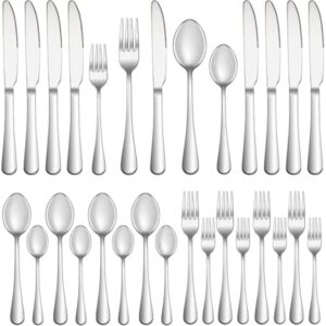 20 Piece Silverware Set Service for 4,Premium Stainless Steel Flatware Set