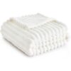 Bedsure White Throw Blanket for Couch - GentleSoft Cozy Soft Blankets for Women